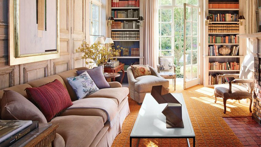 Stylish Home Libraries by Architectural Digest