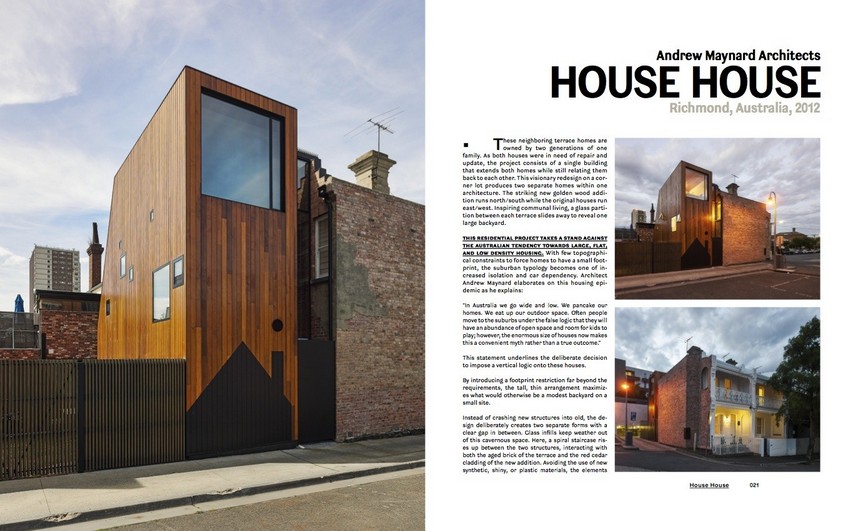 Our House in the City: New Urban Homes and Architecture