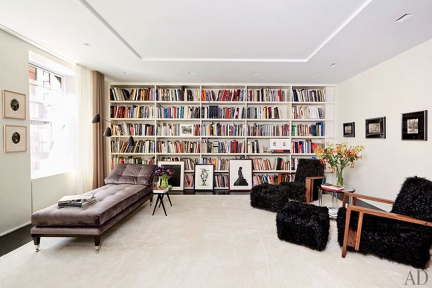 You Must-See These 10 Contemporary Home Libraries by AD