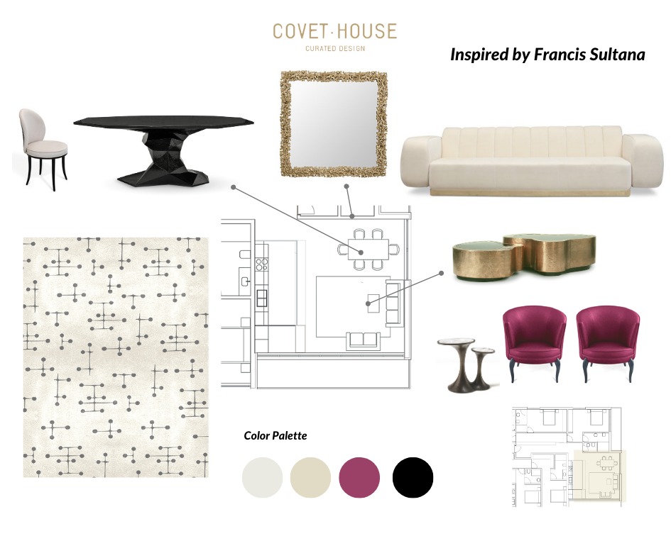 Admire These Amazing Moodboards Inspired By The Style Of TOP Designers 