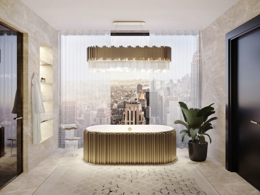 New York: The Opulent Empire Penthouse By Brabbu